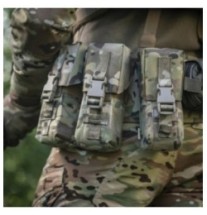 Puzdro na 2 zásobníky M-Tac Closure Fastex Mag 2 - multicam