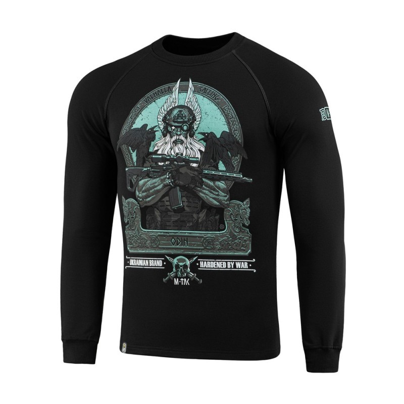Mikina M-Tac Odin Mystery Raglan - čierna, S