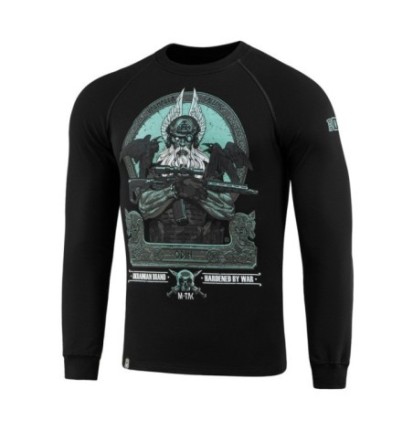 Mikina M-Tac Odin Mystery Raglan - čierna, S