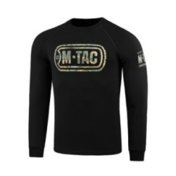 Mikina M-Tac Logo Raglan - čierna, L
