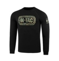 Mikina M-Tac Logo Raglan - čierna, L