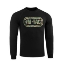 Mikina M-Tac Logo Raglan - čierna, L