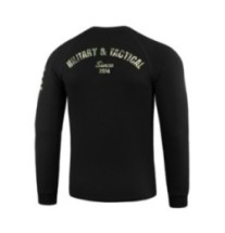 Mikina M-Tac Logo Raglan - čierna, L