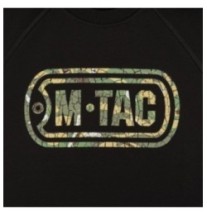 Mikina M-Tac Logo Raglan - čierna, L