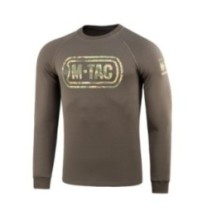 Mikina M-Tac Logo Raglan - olivová, XL