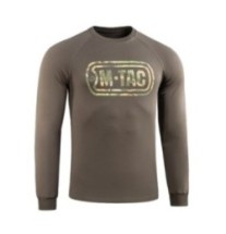 Mikina M-Tac Logo Raglan - olivová, XL