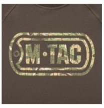 Mikina M-Tac Logo Raglan - olivová, XL