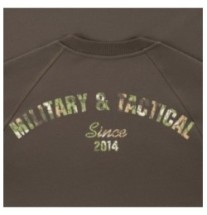 Mikina M-Tac Logo Raglan - olivová, XL