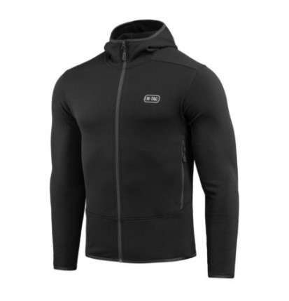 Mikina fleecová M-Tac Fleece Sweatshirt Shadow Polartec - čierna, XS