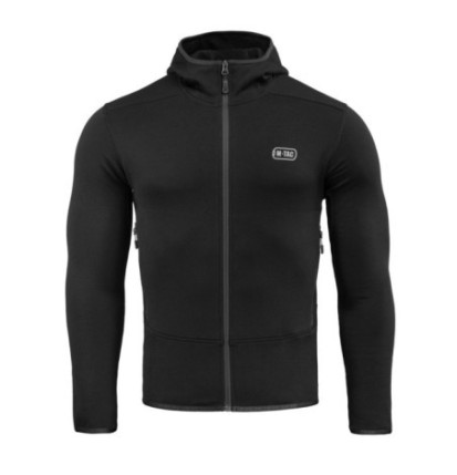 Mikina fleecová M-Tac Fleece Sweatshirt Shadow Polartec - čierna, XS