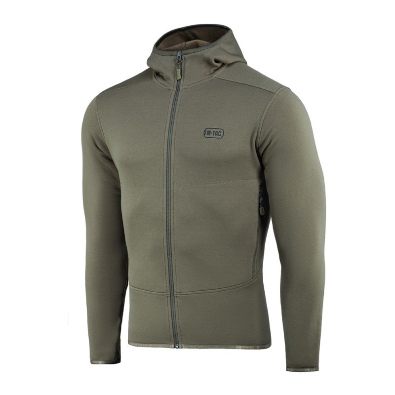 Mikina fleecová M-Tac Fleece Sweatshirt Shadow Polartec - olivová, XS Mikina fleecová M-Tac Fleece Sweatshirt Shadow Polartec - olivová, XS