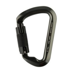 Karabína M-Tac Key-Lock - čierna