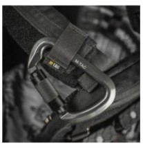 Karabína M-Tac Key-Lock - čierna