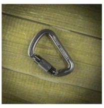 Karabína M-Tac Key-Lock - čierna