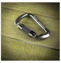 Karabína M-Tac Key-Lock - čierna