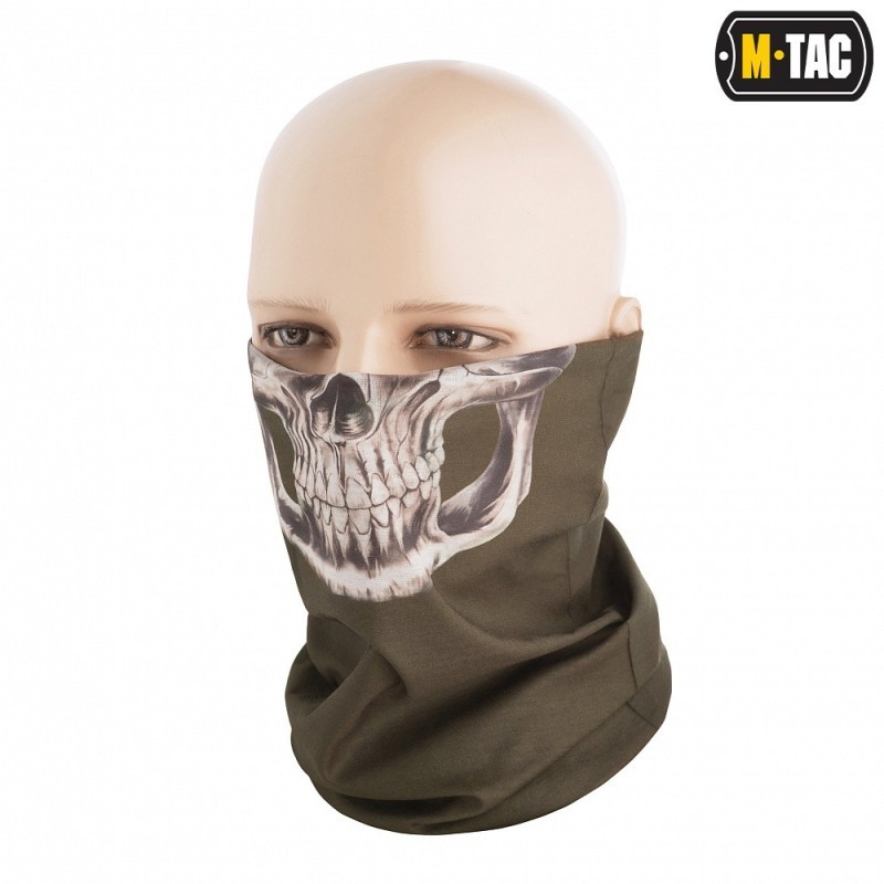 Nákrčník Multi-Wrap M-Tac Reaper Skull - olivový Nákrčník Multi-Wrap M-Tac Reaper Skull - olivový