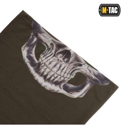 Nákrčník Multi-Wrap M-Tac Reaper Skull - olivový