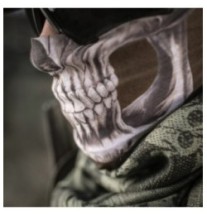 Nákrčník Multi-Wrap M-Tac Reaper Skull - olivový