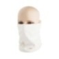 Nákrčník M-Tac Fleece Neck Gaiter 1/2 Drawstring 270 - biely, S/M