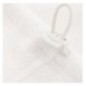 Nákrčník M-Tac Fleece Neck Gaiter 1/2 Drawstring 270 - biely, S/M