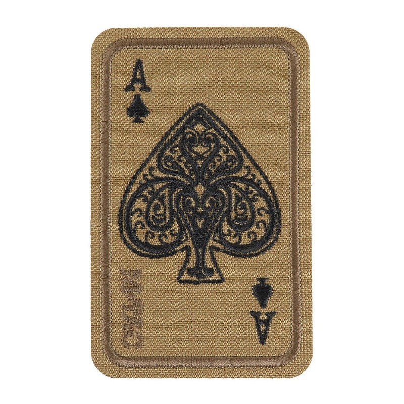 Nášivka M-Tac Ace Of Spades Embroidery - coyote