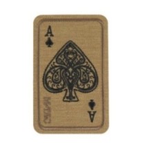 Nášivka M-Tac Ace Of Spades Embroidery - coyote