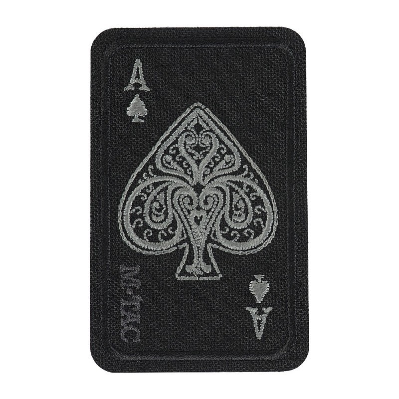 Nášivka M-Tac Ace Of Spades Embroidery - čierna
