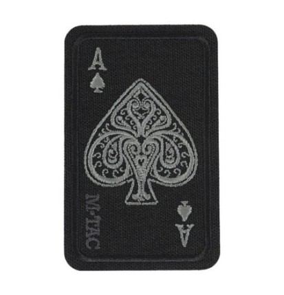 Nášivka M-Tac Ace Of Spades Embroidery - čierna