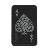 Nášivka M-Tac Ace Of Spades Embroidery - čierna