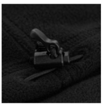 Nákrčník M-Tac Anatomical Snood Adjustable Elite Fleece 320 - čierny, L/XL
