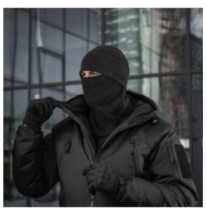 Nákrčník M-Tac Anatomical Snood Adjustable Elite Fleece 320 - čierny, L/XL
