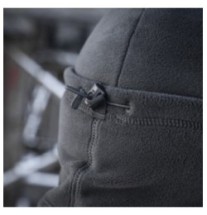 Nákrčník M-Tac Anatomic Tube Drawstring Polartec - čierny, S/M
