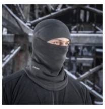 Nákrčník M-Tac Anatomic Tube Drawstring Polartec - čierny, S/M