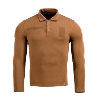 Taktická polokošeľa M-Tac Long Polo 65/35 - coyote, XL
