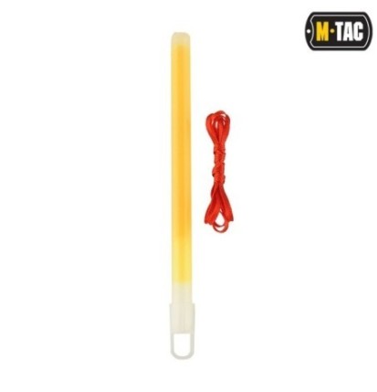 Svietiaca tyčinka M-Tac Light Glow Stick 15 cm - žltá