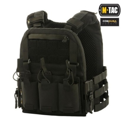 Nosič plátov M-Tac Plate Cuirass QRS - čierny