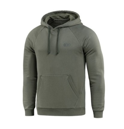 Mikina s kapucňou M-Tac Hoodie Cotton Raglan - olivová, L