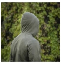 Mikina s kapucňou M-Tac Hoodie Cotton Raglan - olivová, L