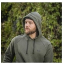 Mikina s kapucňou M-Tac Hoodie Cotton Raglan - olivová, L