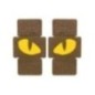 Nášivka M-Tac Tiger Eyes Laser Cut 2 ks - coyote-žlutá