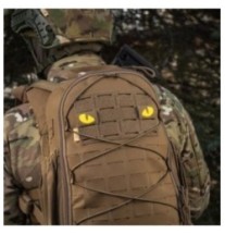 Nášivka M-Tac Tiger Eyes Laser Cut 2 ks - coyote-žlutá