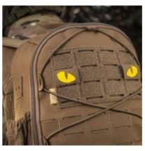 Nášivka M-Tac Tiger Eyes Laser Cut 2 ks - coyote-žlutá