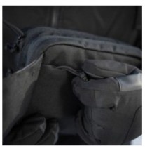 Batoh na zbraň M-Tac Sling Pištoľ Bag Elite - čierny