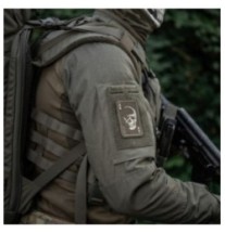 Nášivka M-Tac Face of War - ranger green