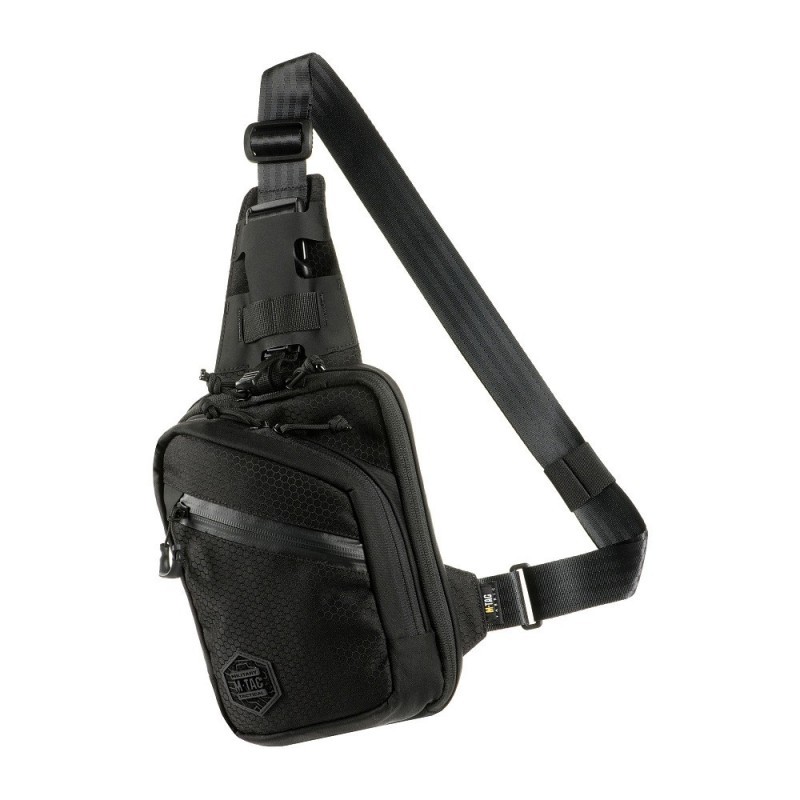Batoh na zbraň M-Tac Sling Pištoľ Bag Elite Hex - čierny