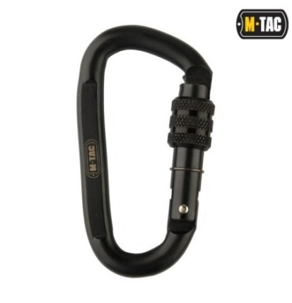 Karabína M-Tac Trapezoidal 10 - čierna
