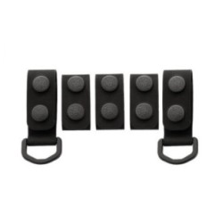 Pútka na opasok M-Tac Tactical Attachnments 5 ks - čierna