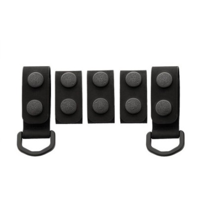 Pútka na opasok M-Tac Tactical Attachnments 5 ks - čierna