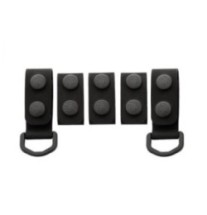 Pútka na opasok M-Tac Tactical Attachnments 5 ks - čierna