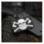 Nášivka M-Tac Bearded Skull 3D - biela Nášivka M-Tac Bearded Skull 3D - biela